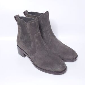 COLE HAAN Grand 360 Peetz Chelsea Pull On Boots Brown Olive Suede Sz 6